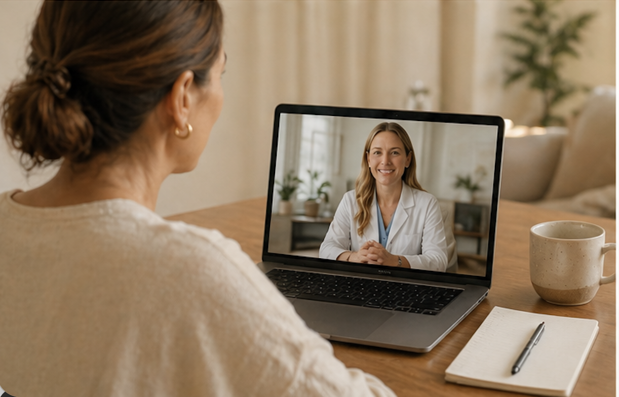 Telehealth consultation with physician
